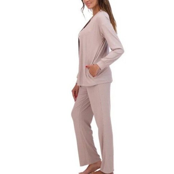 NWT Live2Lounge Ladies' 3-piece Lounge Set | Color- Tan | XX-Large. - Picture 2 of 5
